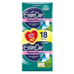 EveryDay Hyperdry Ultra Plus Σερβιέτες Με Φτερά 18τεμ