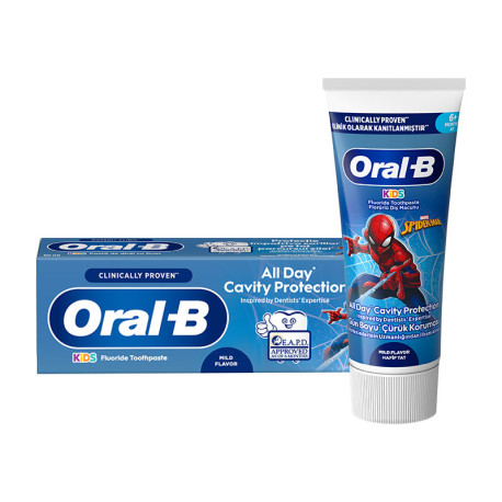 Παιδική Οδοντόκρεμα Oral-B Kids Spiderman 6Μ+